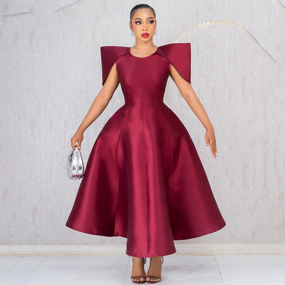 Latest Design Fashionable Evening Gown Dress Elegant Party Dress Women A-line African Evening Dresses