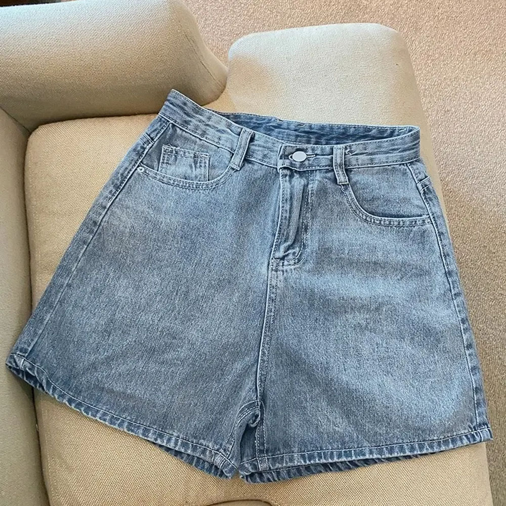 Women's Summer Season New Style Customized Wholesale Short Acid Wash Shorts for Women Classy Look Women Denim Short