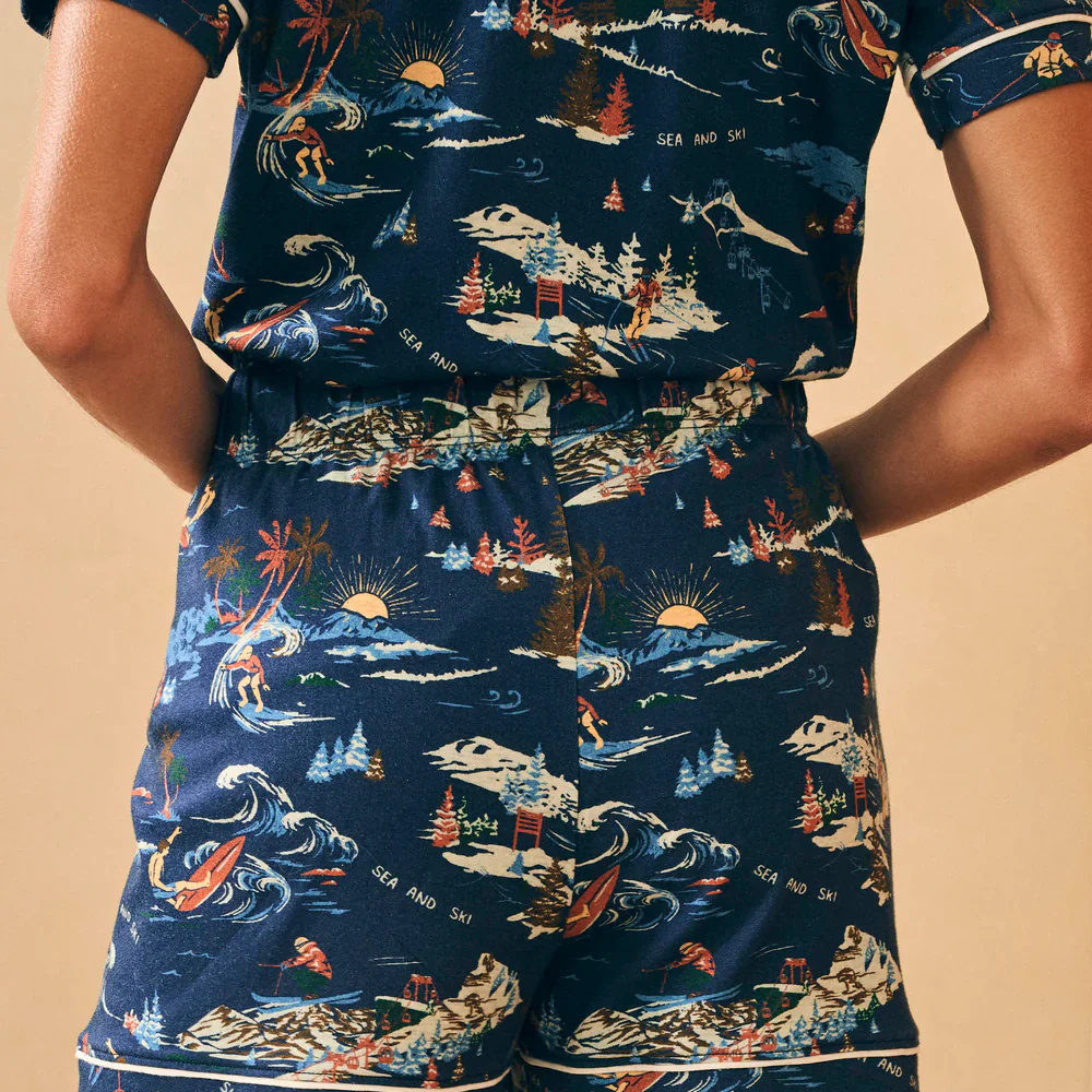 Summer Bamboo Pajamas for Women Sleepwear Organic Cotton Short Sleeve &amp; Pants Nightwear Modal Pajamas Sleepwear Set