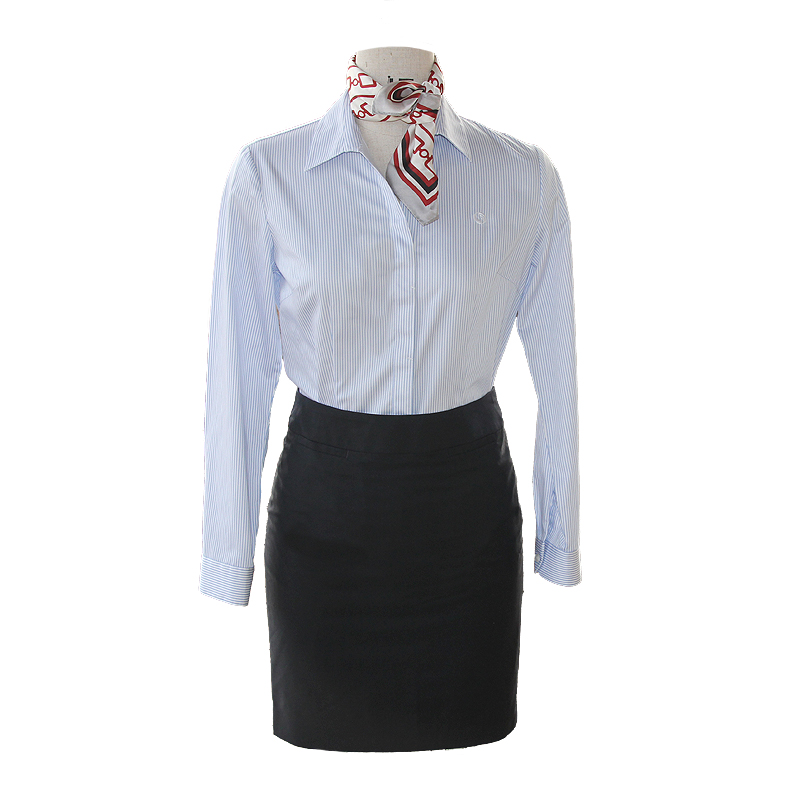 Factory Female Office Formal Set Women Professinal Easy Care Bank Uniform Women's Wear
