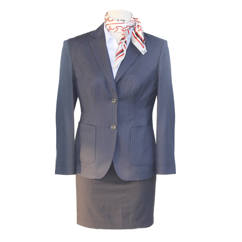 Factory Female Office Formal Set Women Professinal Easy Care Bank Uniform Women's Wear