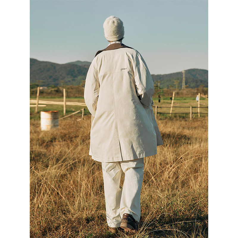 Classic Men's MID Length Trench: Stylish Business Attire