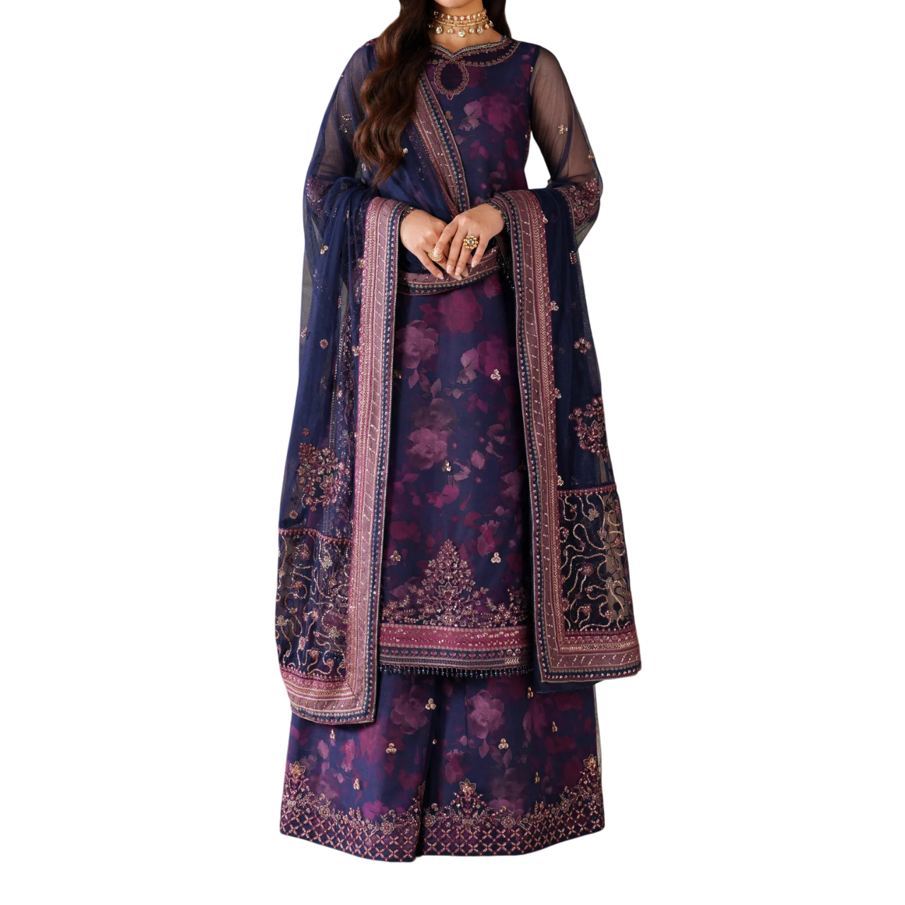Top Demanded Women's Formal Salwar Kameez Dress Stylish Neckline Smooth Texture Soft Cotton Fabric Perfect Fitting for Party