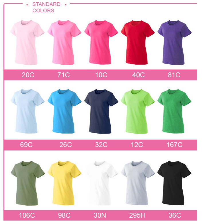 Factory Direct Custom 100% Cotton Woman T-Shirts Candy Color Knitted Casual Plus Size Summer Collection Solid Embroidery OEM
