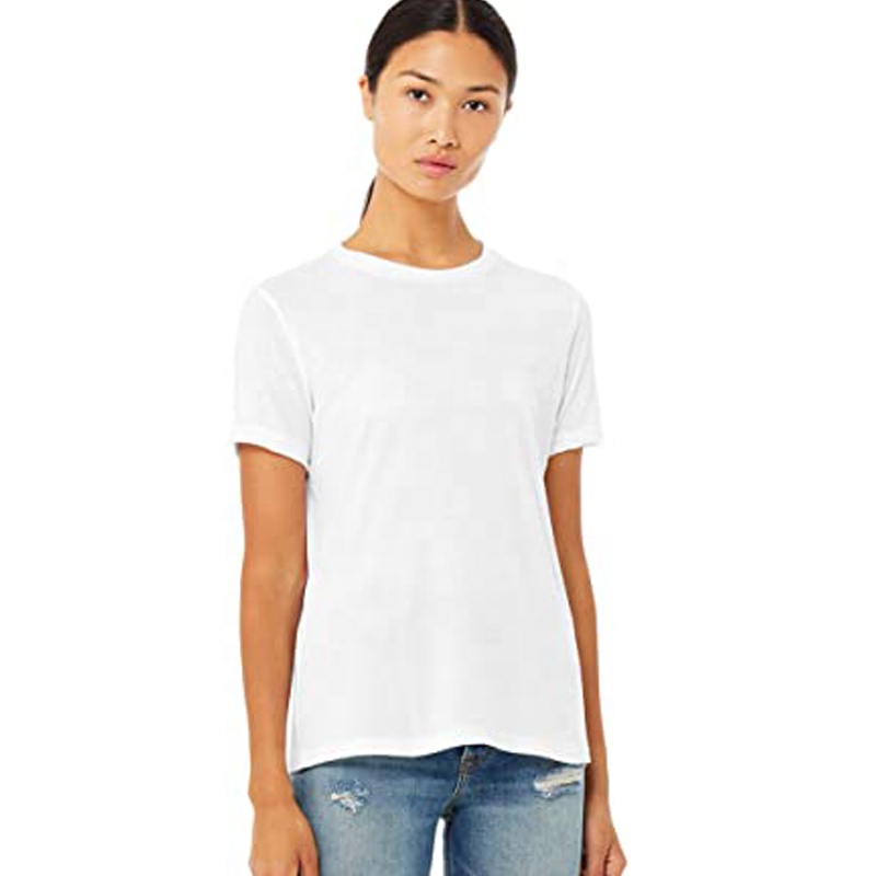 Bella Canvas Custom Apparel Women's Fine Jersey Classic Short Sleeve Plus Size Breathable Quick Dry Regular Fit T-Shirt GF-21309