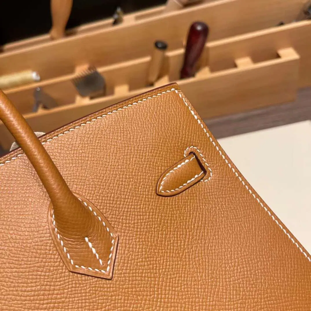 Bk25 Luxury Designer Genuine Leather Top Quality Factory Sales Custom Fashion Handmade