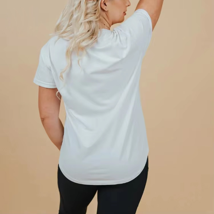 Maternity Clothes Custom Summer Breathable Nursing Tees Zip Access Plus Size Round Neck Breastfeeding T Shirts