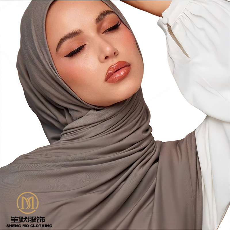 Luxury Elegant Design Solid Color and Printed Styles Modest Women Clothing Cotton Modal Hijab