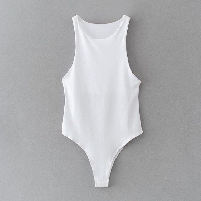 Women's Casual Sexy Slim Sports Bodysuit New Summer Autumn Jumper Body Beach Jumpsuit Romper For Girl
