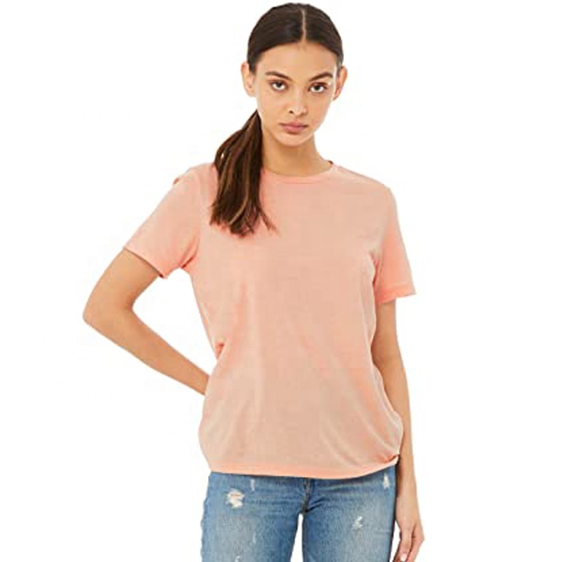 Bella Canvas Custom Apparel Women's Fine Jersey Classic Short Sleeve Plus Size Breathable Quick Dry Regular Fit T-Shirt GF-21309