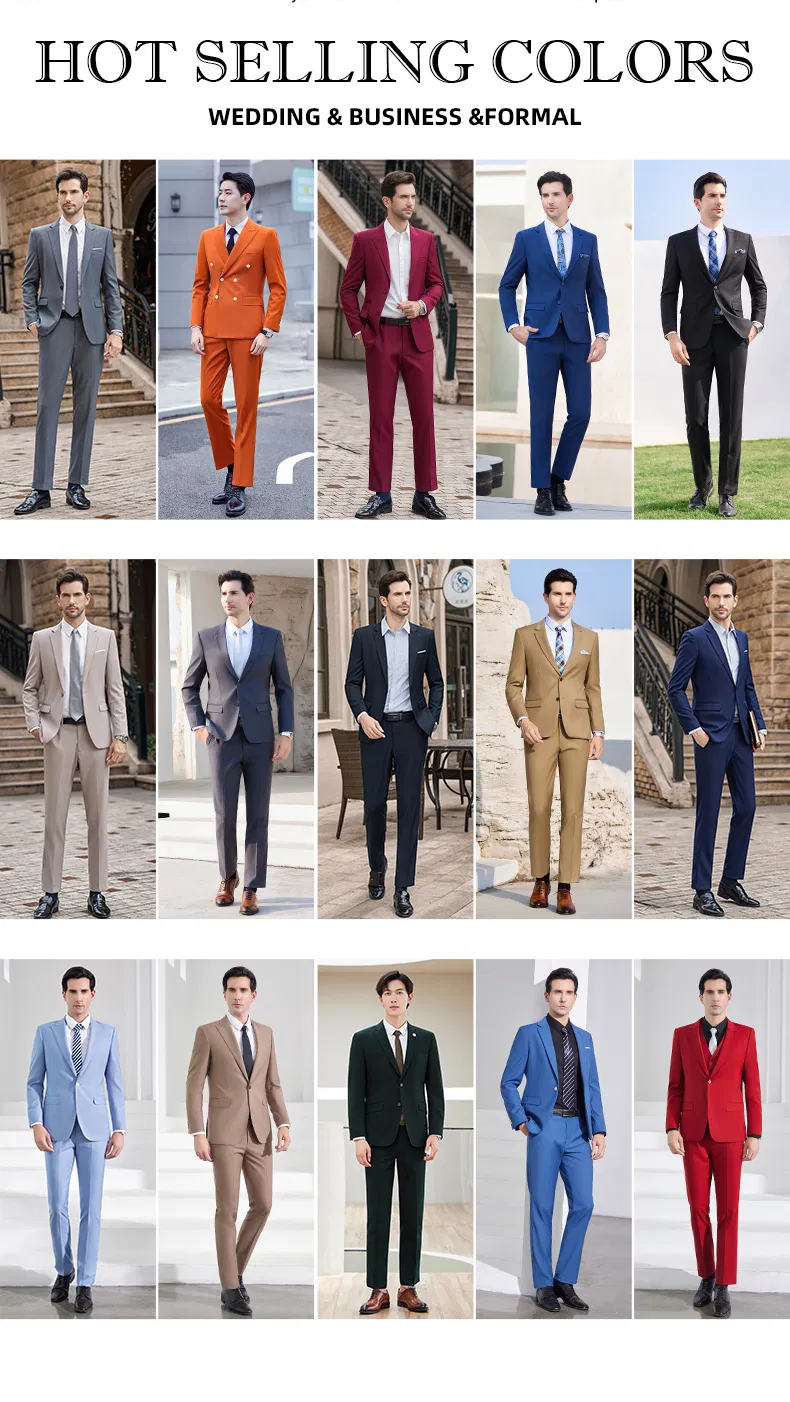 Men's Business Suit Detail