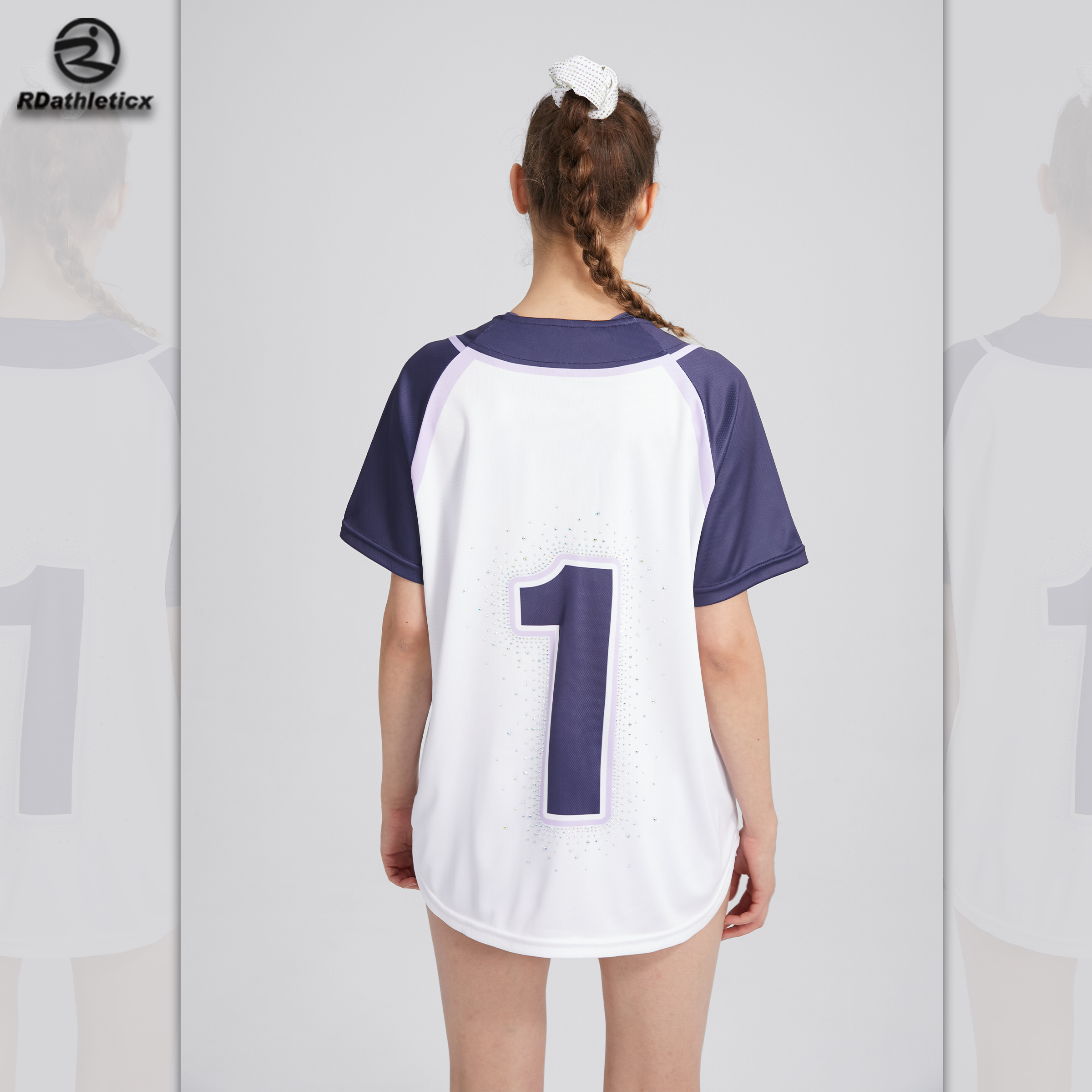 Wholesale Oem Sublimation Plain Blank Baseball Jersey T Shirt Custom Baseball Jerseys for Women