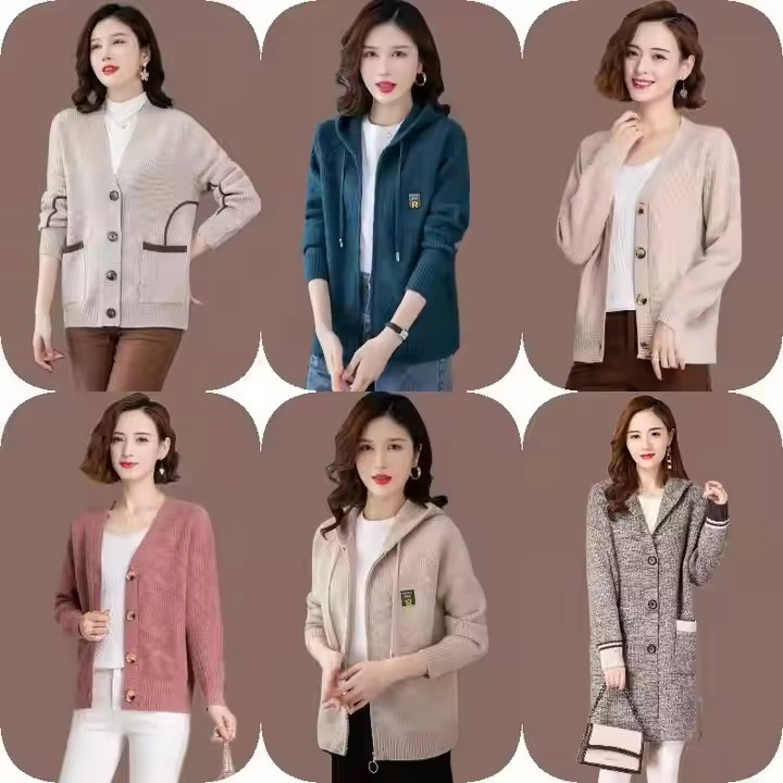 High Quality Fashionable Autumn and Winter Street Knitting Custom Christmas Knitted Women's Sweater
