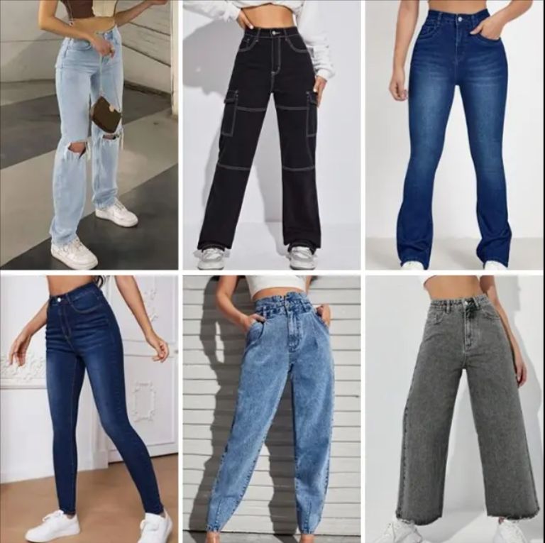 2024 Factory Clearance Hot Selling Stretch Slim Fit Jeans Women's Bell Bottom Pants Fashion Casual Pants Mixed Shipment