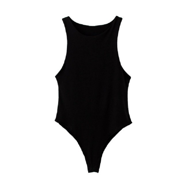 Women's Casual Sexy Slim Sports Bodysuit New Summer Autumn Jumper Body Beach Jumpsuit Romper For Girl