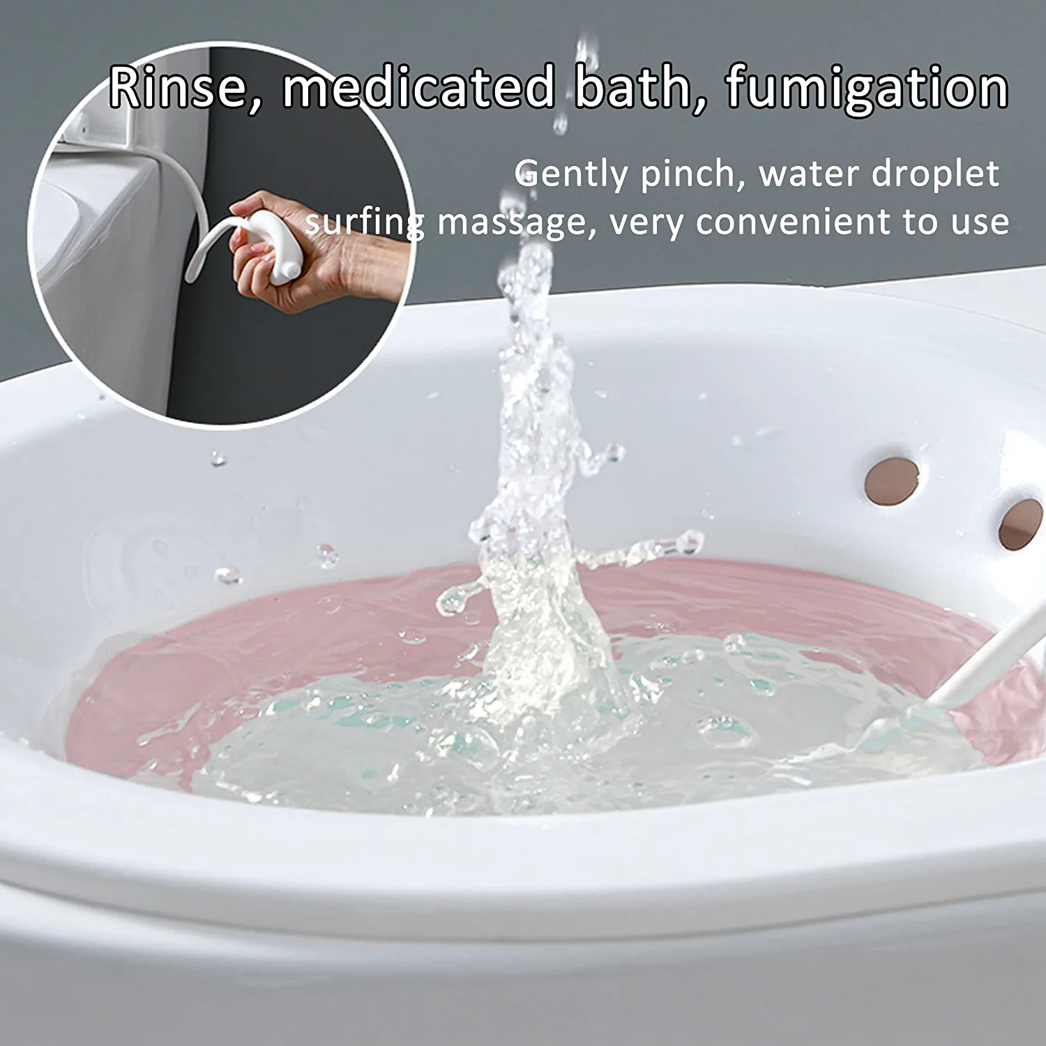 Wholesale Sitz Bath Foldable Postpartum Care Basin Folding Squat Free Toilet Yoni Steam Seat Tub For Pregnant Women Elderly