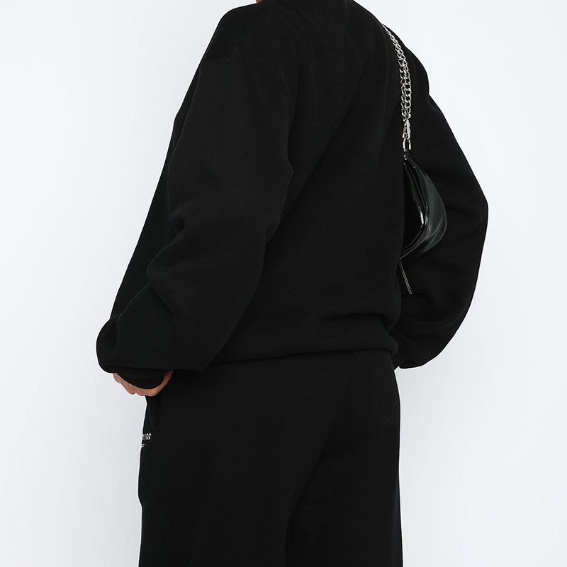 Custom Logo Women's Casual Sports Suit Best-Selling New Fashion Streetwear Loose Hoodie for Women