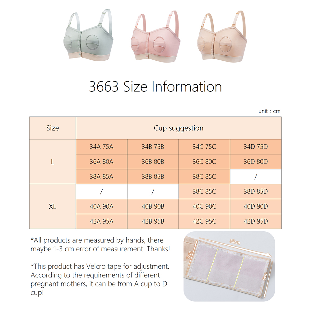 Hot Selling Wholesale Front Open Adjustable Maternity Pregnancy Modal Cotton Sleeping Hands-free Pumping Bra for Woman