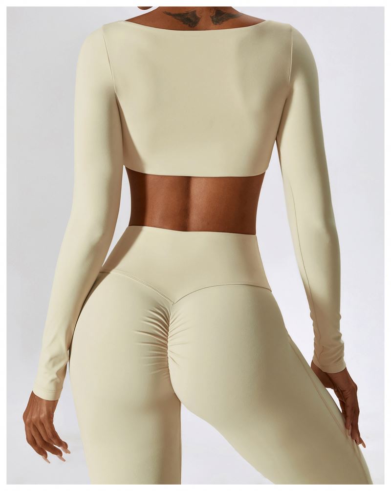 Manufacturer Wholesale Fitness Yoga Wear OEM Blank Tracksuits Women Sport Crop Top Scrunch Butt Yoga Pants Gym Sets for Women