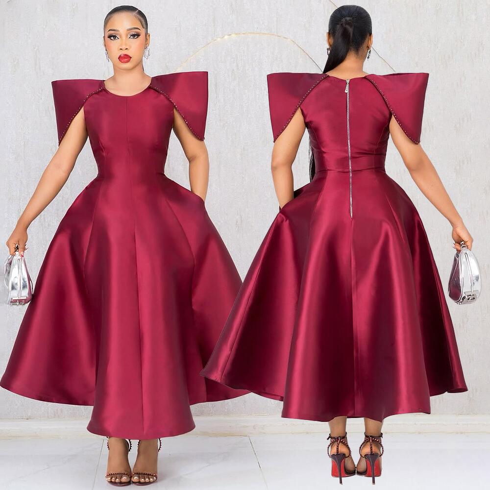 Latest Design Fashionable Evening Gown Dress Elegant Party Dress Women A-line African Evening Dresses