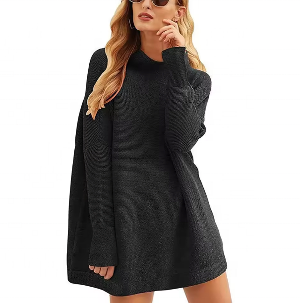 Stylish Customized Autumn Women's Sweater Dress for Every Occasion