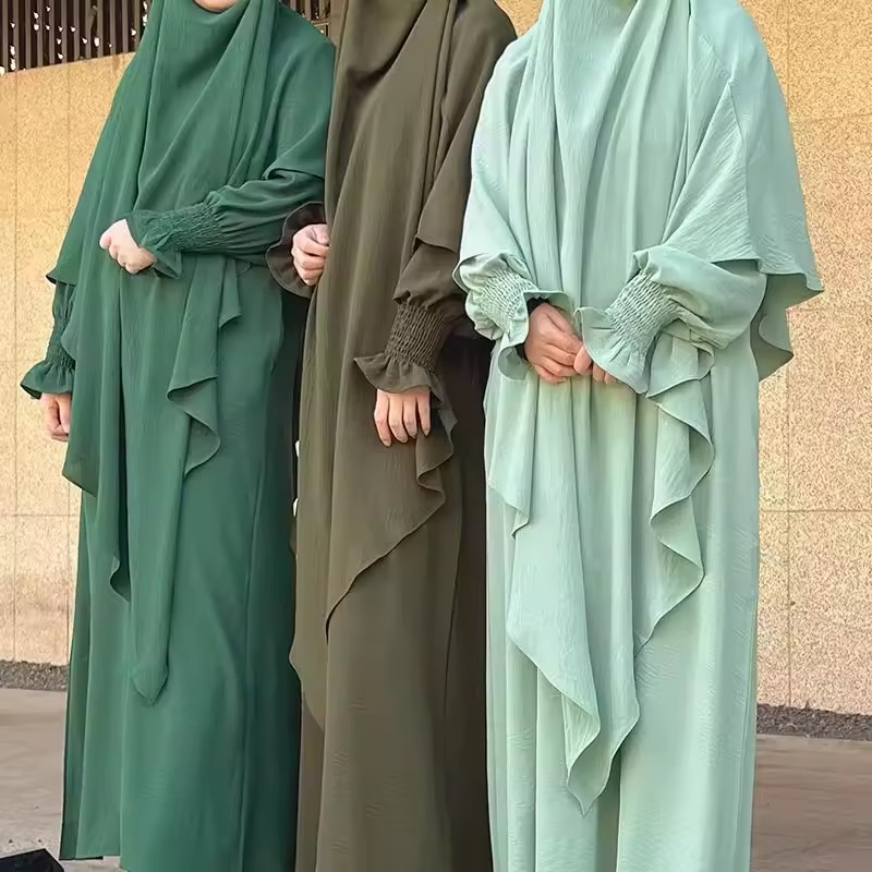 High Qualitynew Essential Modest Abaya Dress for Women in Solid Colors
