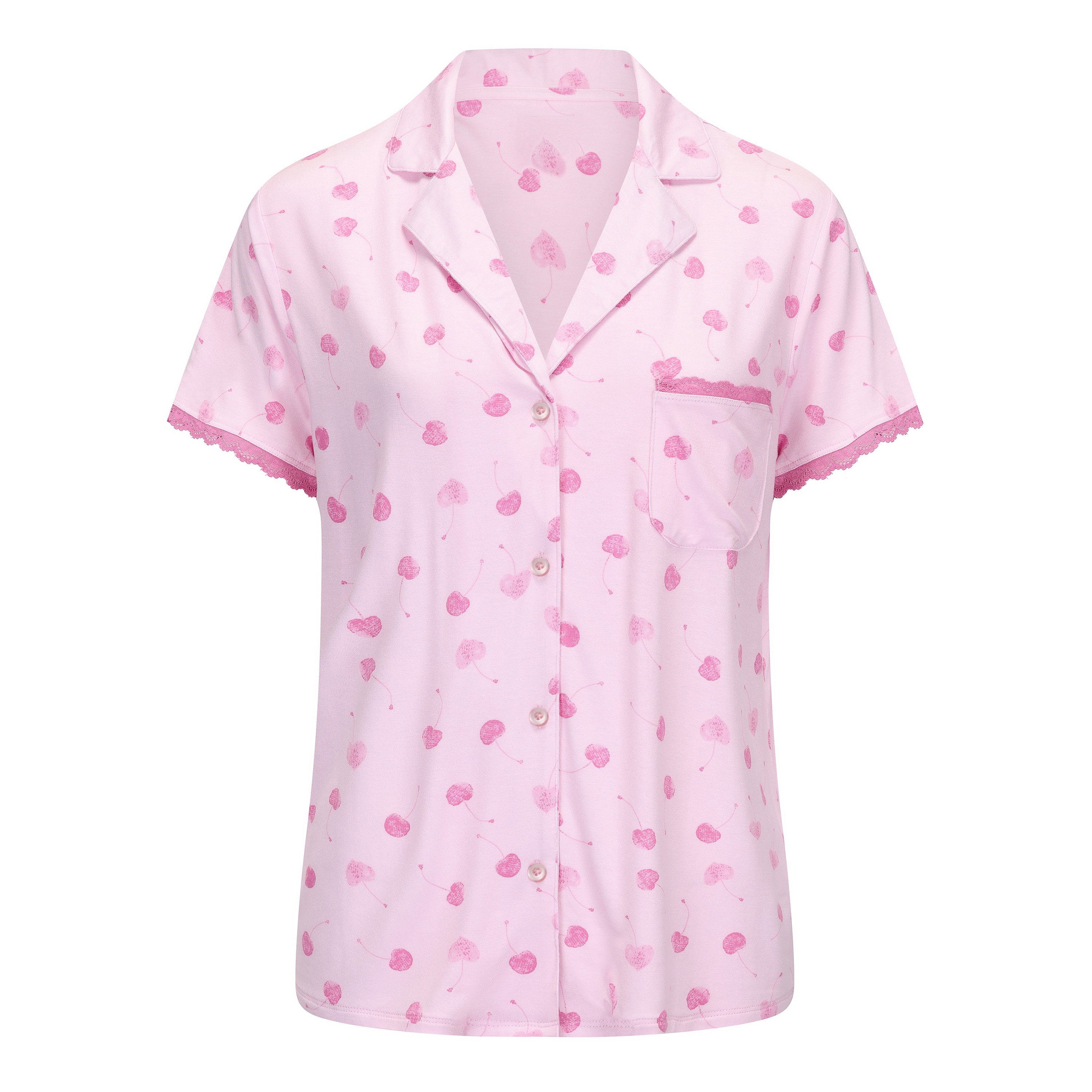 Loungewear Women Sets Breathable Sleepwear Pajamas Set Short Sleeve Pajamas