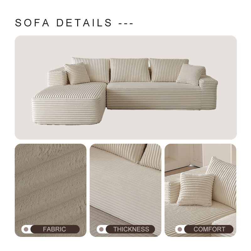 on Sale Wear-Resistant Compression Furniture Compressed Sofa for B&B Resort Guest Room