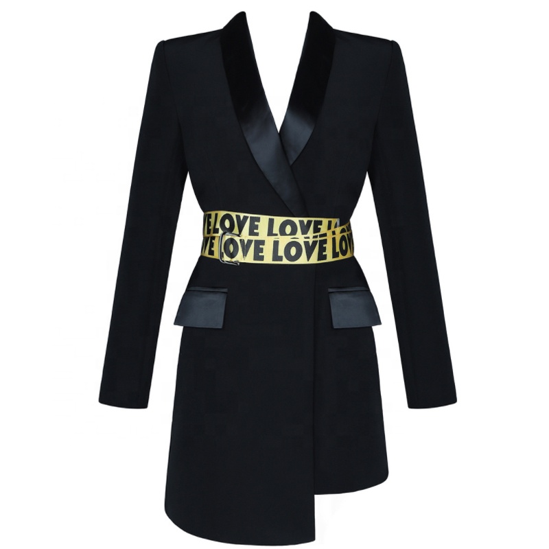 MZ19623 High Fashion V-neck Women Formal Dresses Office Lady Elegant Dress Women Office Wear Work