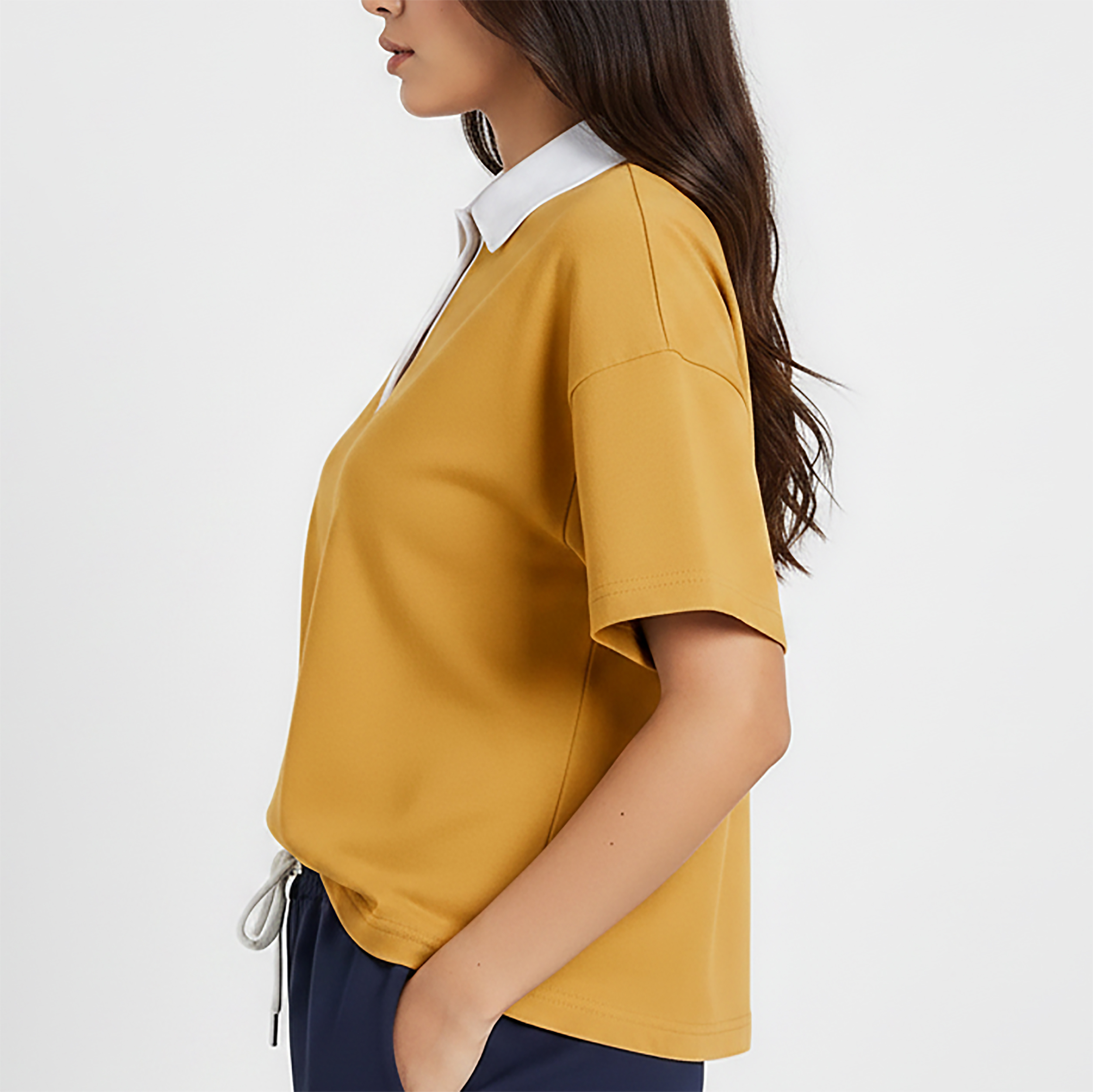 Customized Women's 100% Cotton for Shirts with Embroidery Appliques &amp; Printed Designs-Eco-Friendly Casual Summer Polos Custom