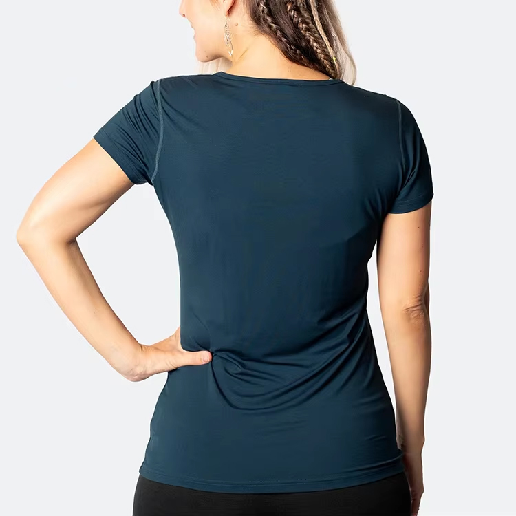 Maternity Clothes Custom Summer Breathable Nursing Tees Zip Access Plus Size Round Neck Breastfeeding T Shirts