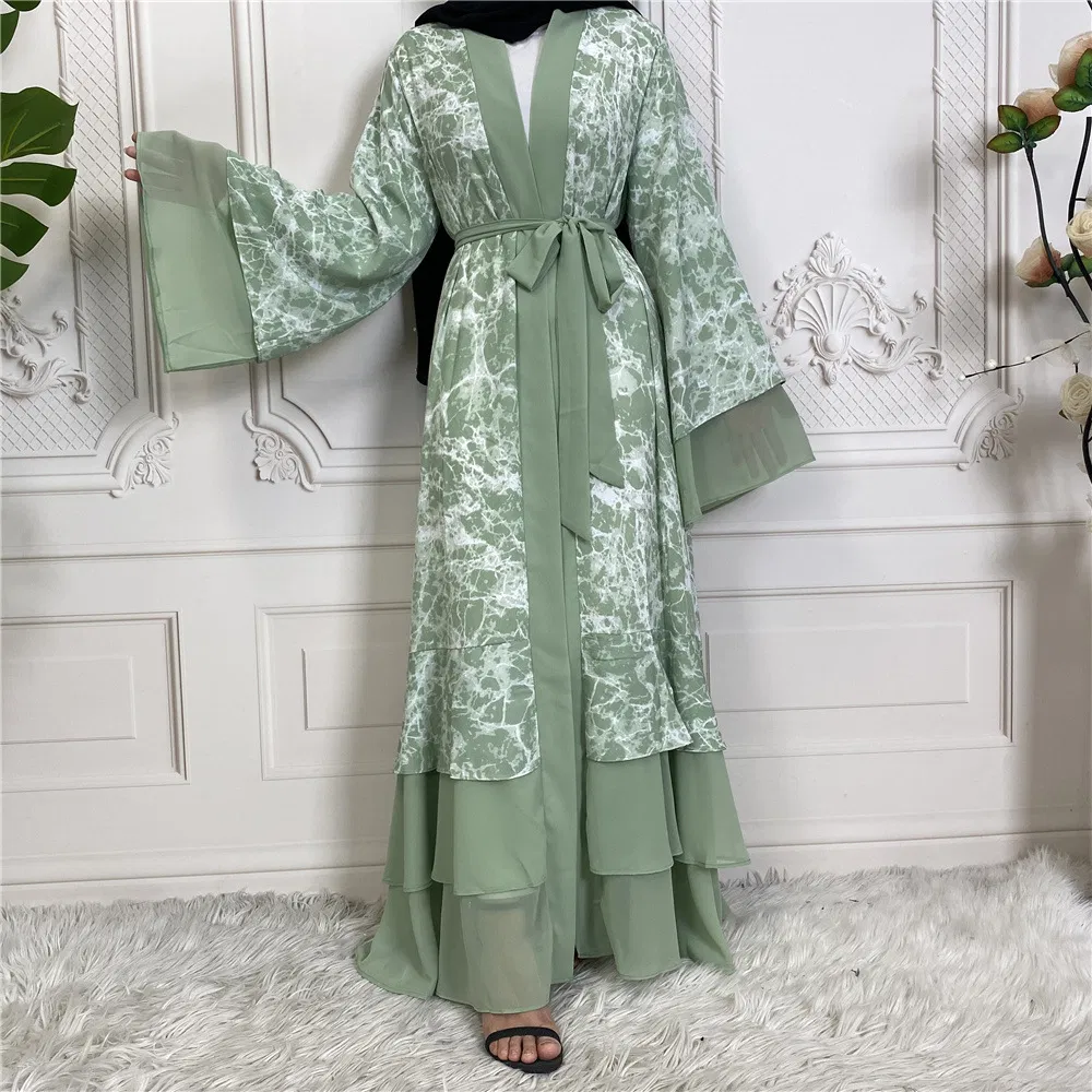 2022 New Design Women Fashion Dress Wholesale Dubai Women Turkey Saudi Abaya Factory Muslim Islamic Modest Clothing