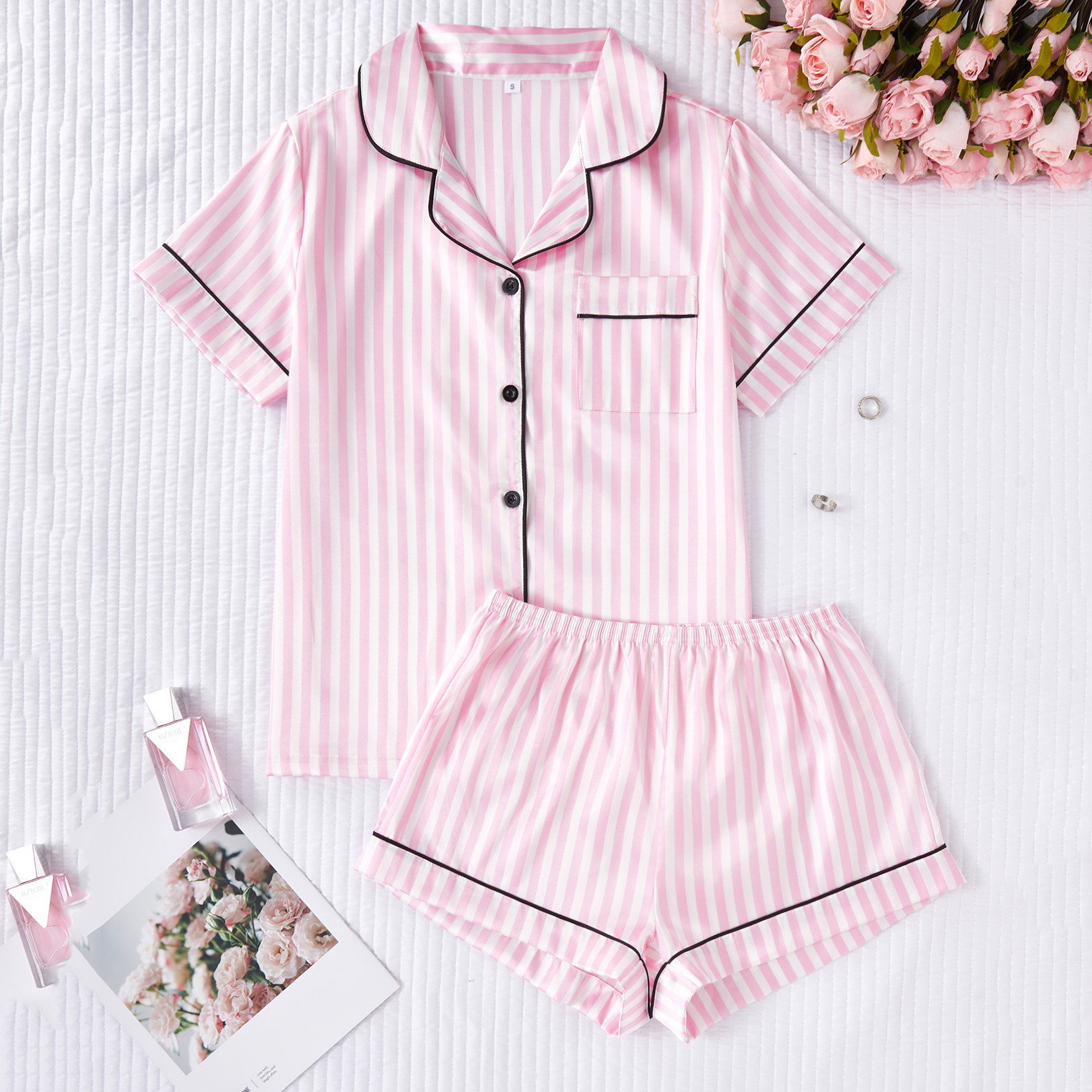 ODM/OEM High Quality Summer Casual Plus Size Women's Sleepwear Home Set Comfortable Loungewear