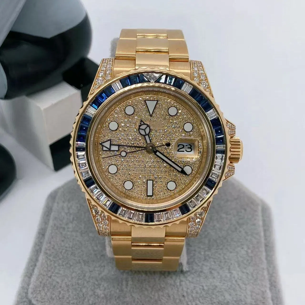 Top Quality 1_1 Super Replica Swiss Automatic Mechanical Fashion Women' S Diamond Luxury Emen' S Watch