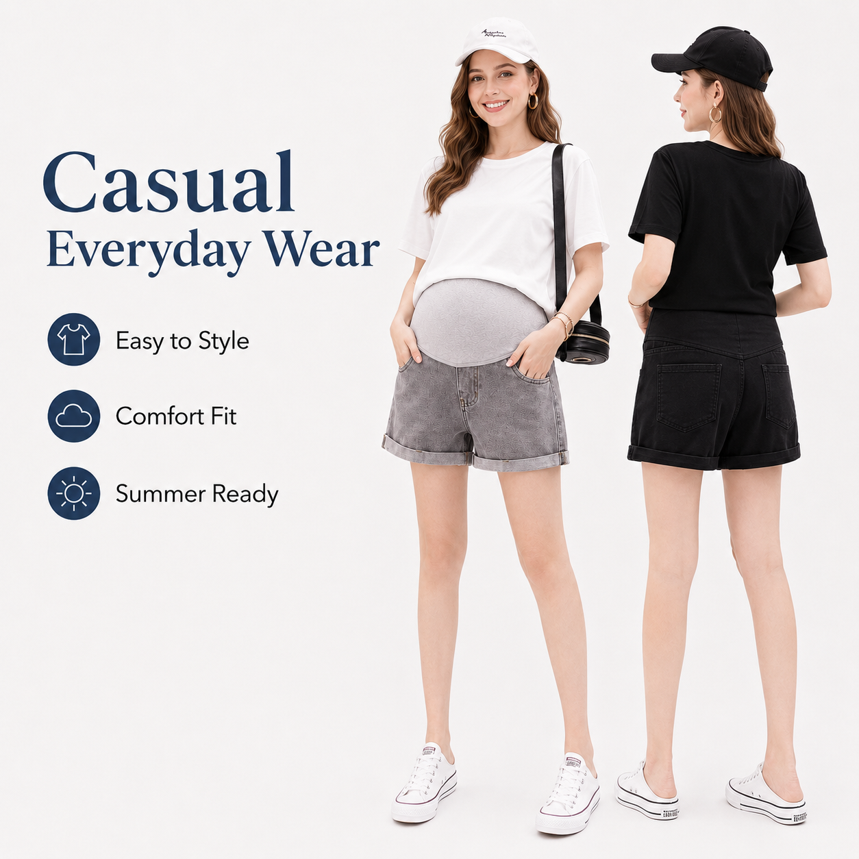 Factory Direct Plus Size Leggings Maternity Denim Jeans Shorts Pants for Pregnant Women Clothes