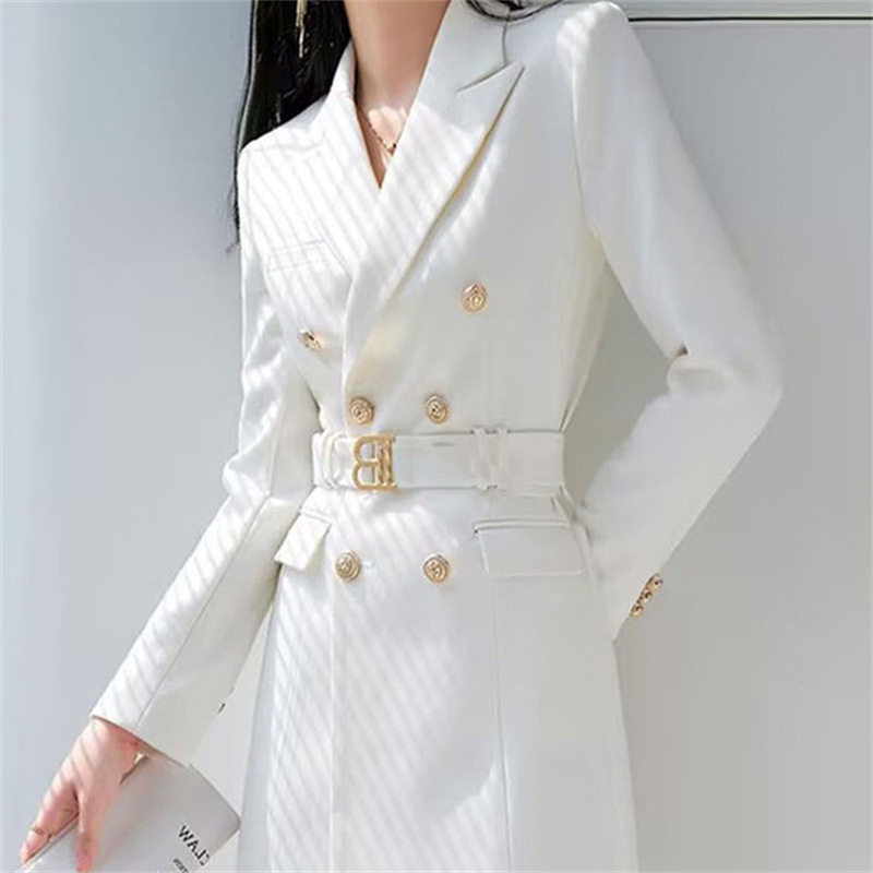 Hot Selling Fashion Design Long Sleeved Temperament Commuting Slimming Waist Cinching Women's Outerwear Top