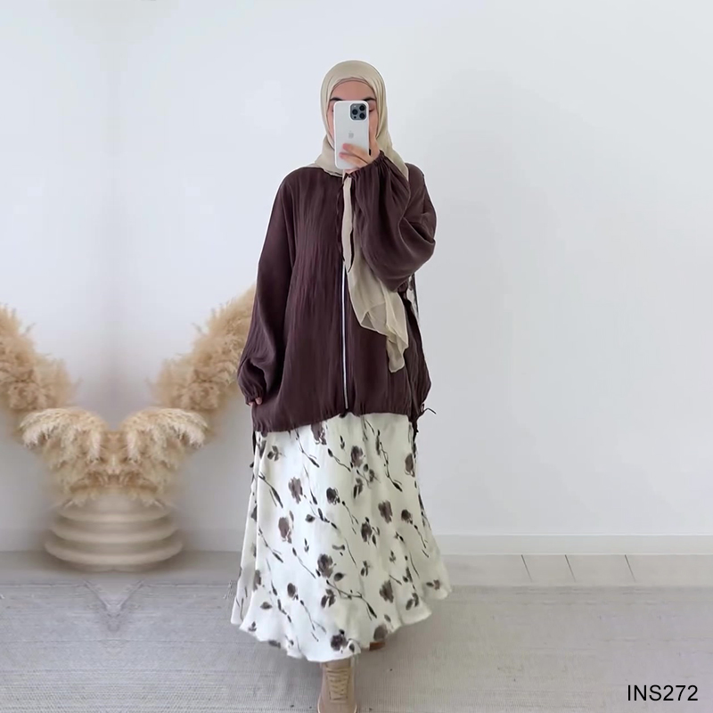 Elegant Modest Muslim Clothes Women's 2-Piece Casual Outfit Set