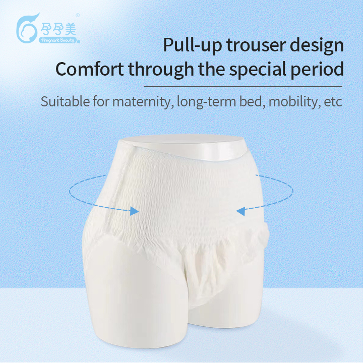 Hot Sale Women Menstrual Panties Disposable Breathable Ultra Soft Metering Sanitary Maternity Napkins Pregnant Beauty