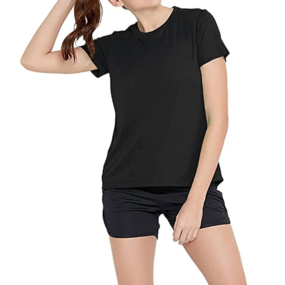 Cotton Short-Sleeve Custom Size Women's T-Shirt with Breathable Cotton Fabric and Customizable Logo Print T Shirts