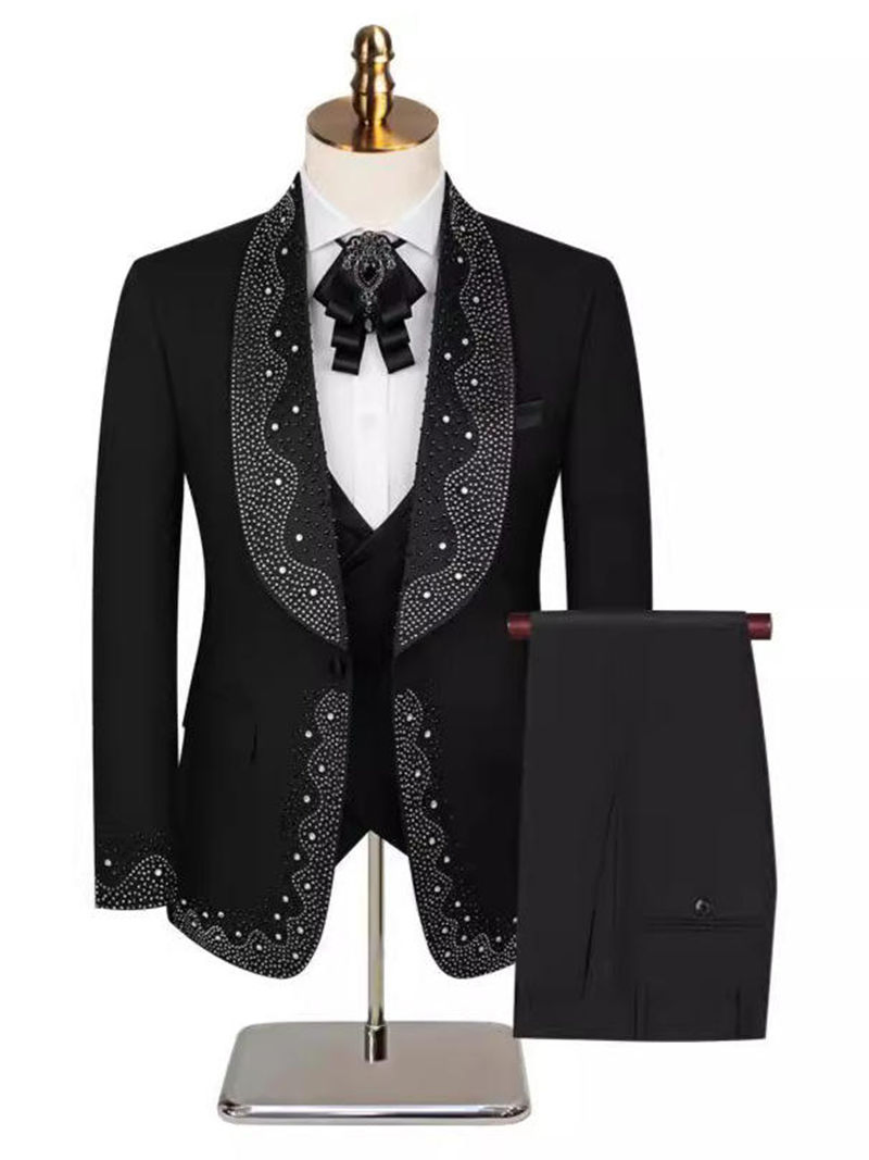 Complete Groom's Wedding Attire Package Including Shoes, Belt, Tie and Cufflinks for Convenience Wedding Attire