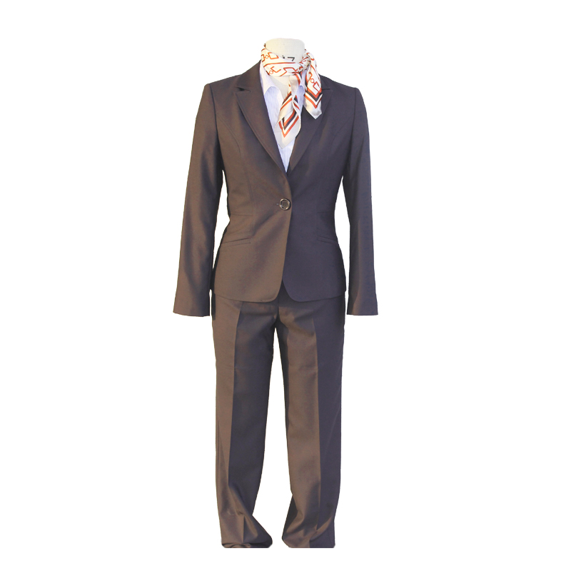 Factory Female Office Formal Set Women Professinal Easy Care Bank Uniform Women's Wear
