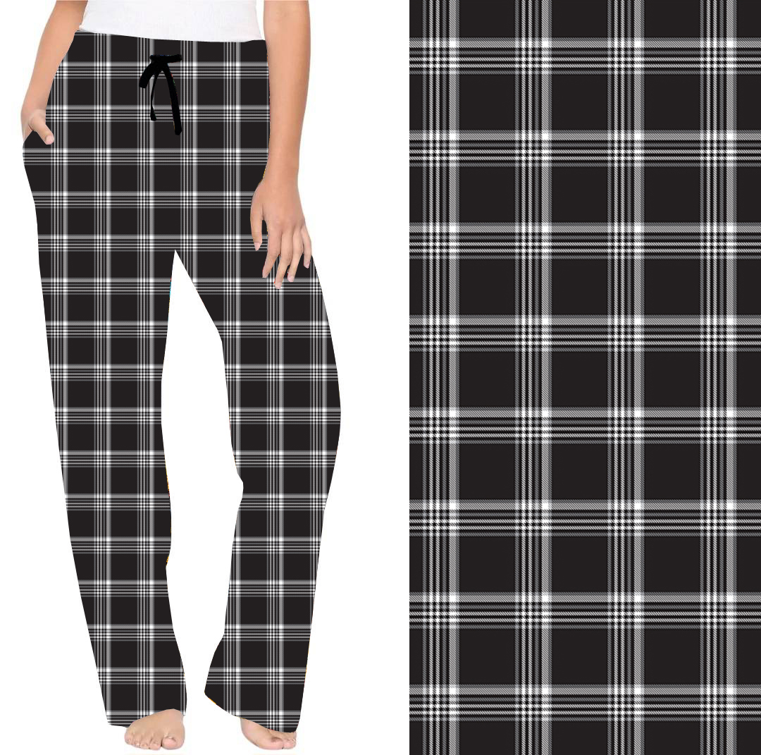 Newest Custom Logo Full Allover Printing Sleepwear Winter Pajamas Women Lounge Wear Pants Trousers