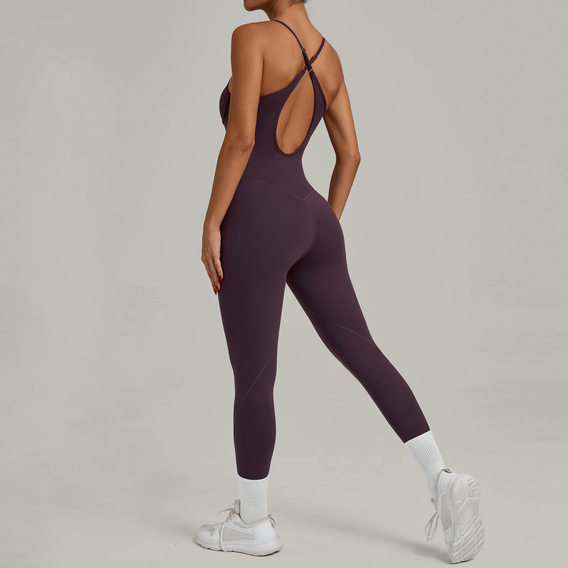 Ladies Women Wholesale Modest Cotton One Piece Gym Wear