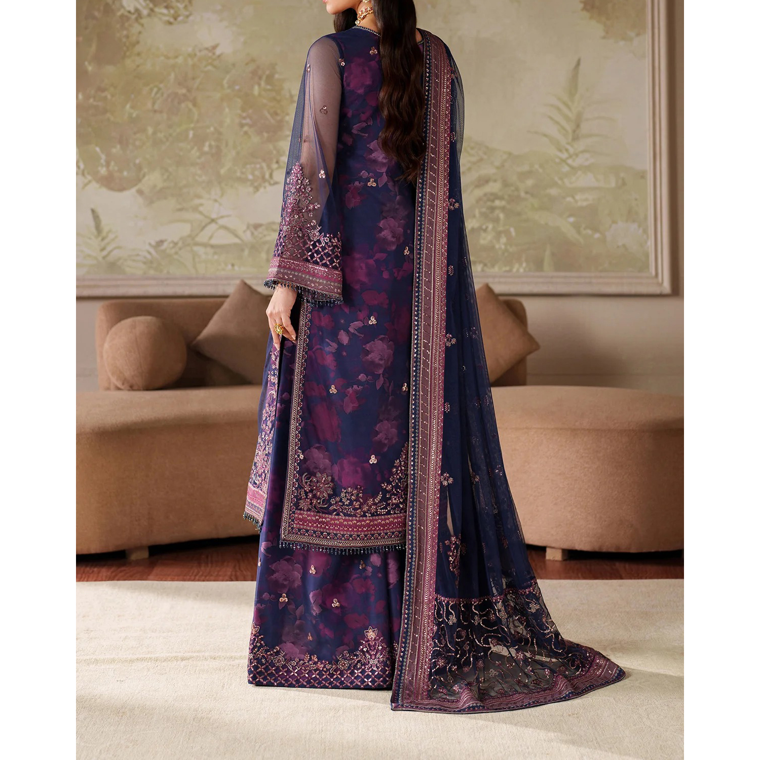 Top Demanded Women's Formal Salwar Kameez Dress Stylish Neckline Smooth Texture Soft Cotton Fabric Perfect Fitting for Party