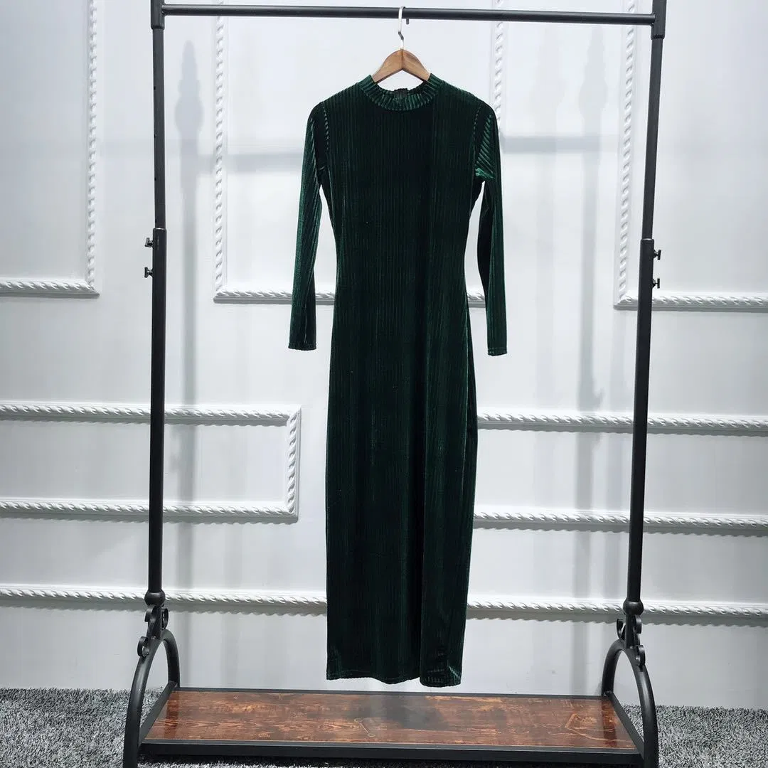 New Design Women Underskirt Maxi Dress Arabic Garment Factory Modest Wear Islamic Women Clothing