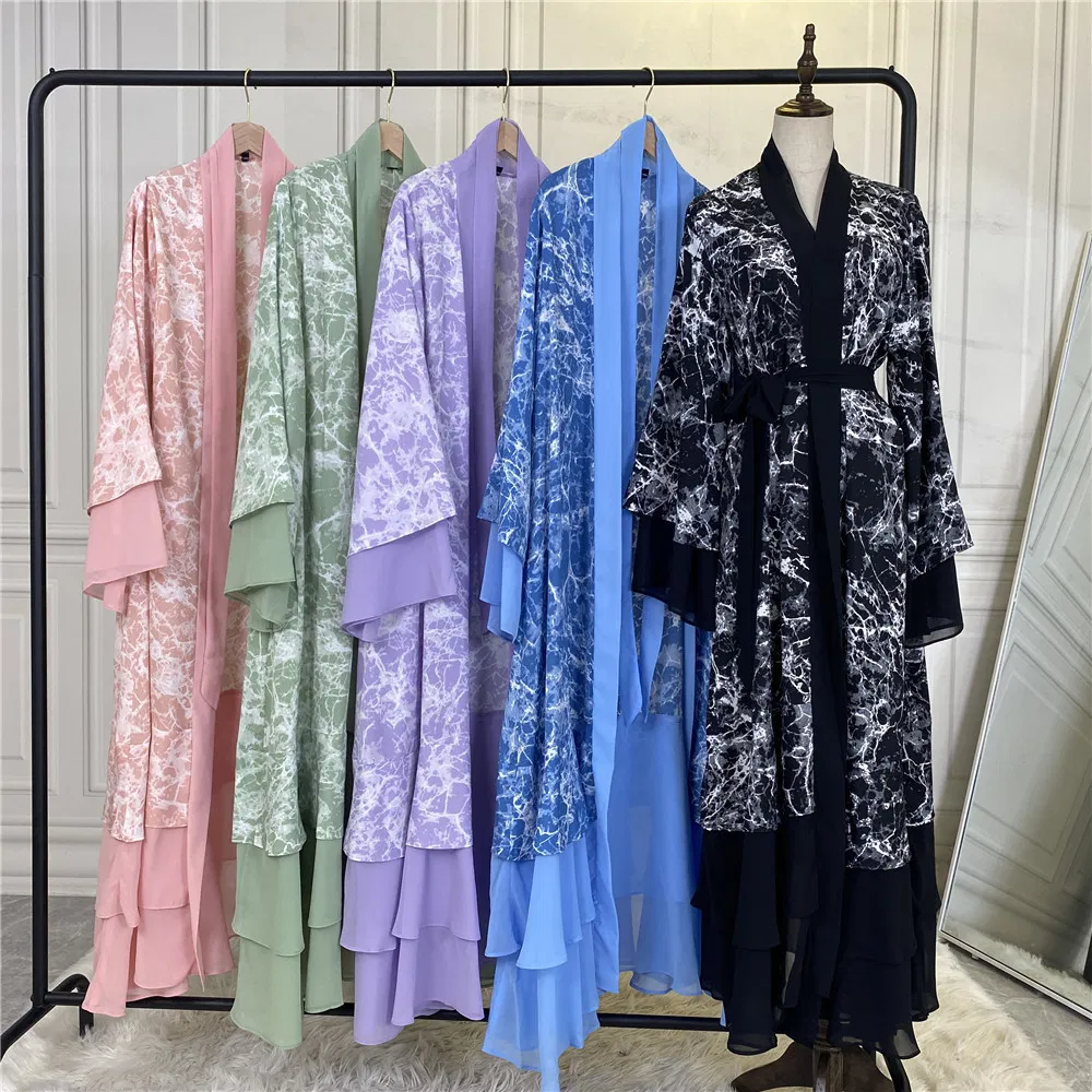 2022 New Design Women Fashion Dress Wholesale Dubai Women Turkey Saudi Abaya Factory Muslim Islamic Modest Clothing