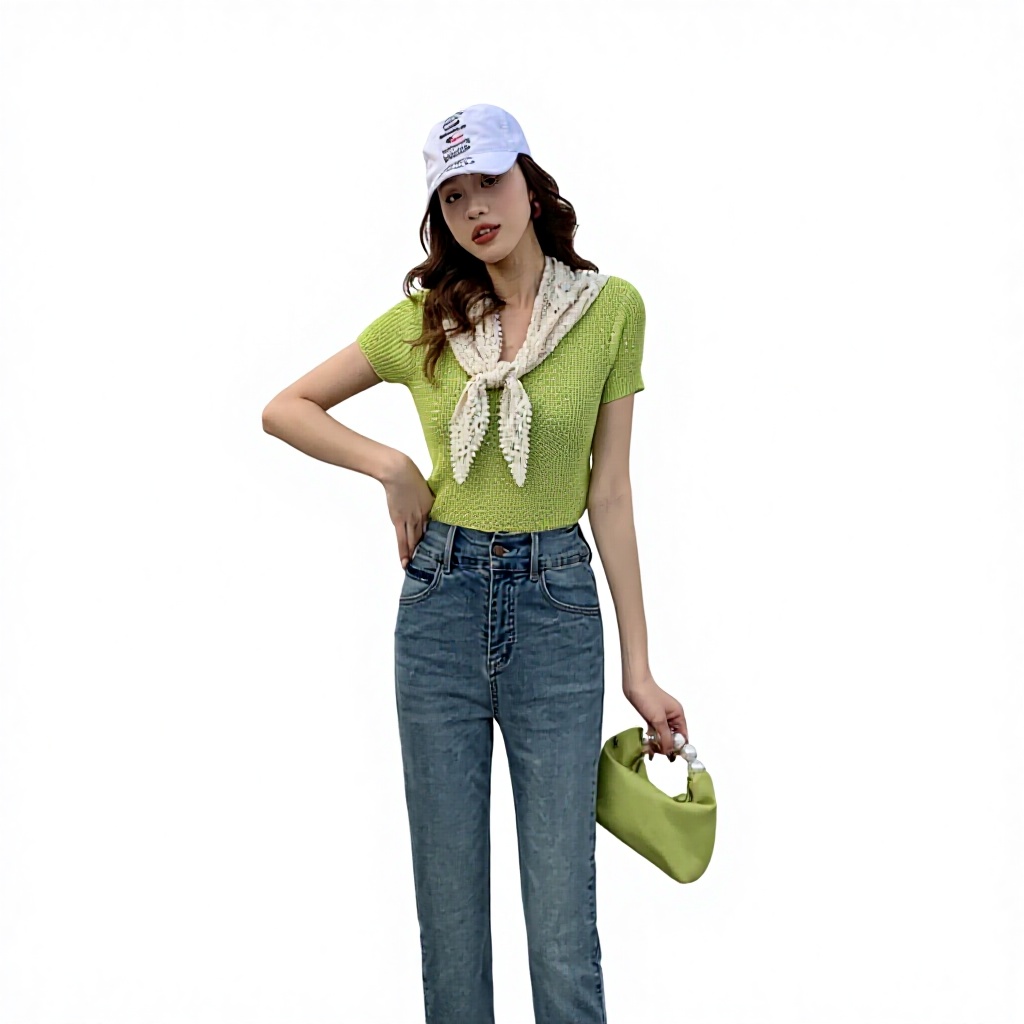Plus Size Women's Denim Jeans High Waisted Stretch Fabric Fade-Resistant All-Season Wear Casual Regular Fit Button Eco-Friendly