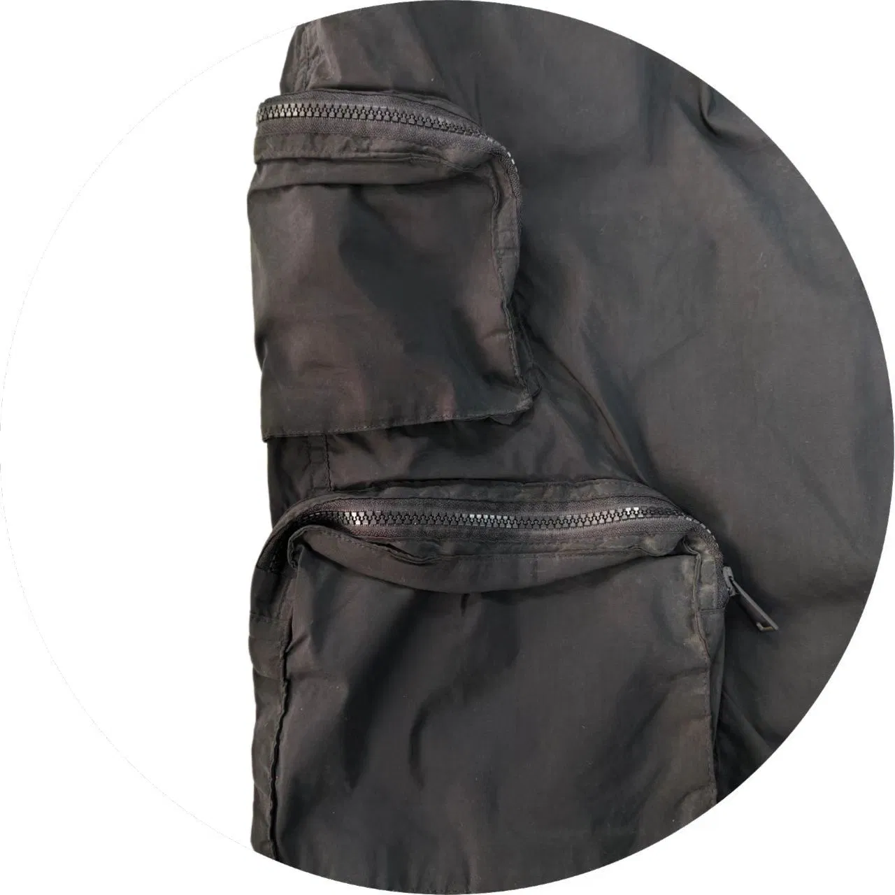 Men's Utility Cargo Shorts with Multiple Pockets and Durable Denim Fabric for Outdoor and Work Use