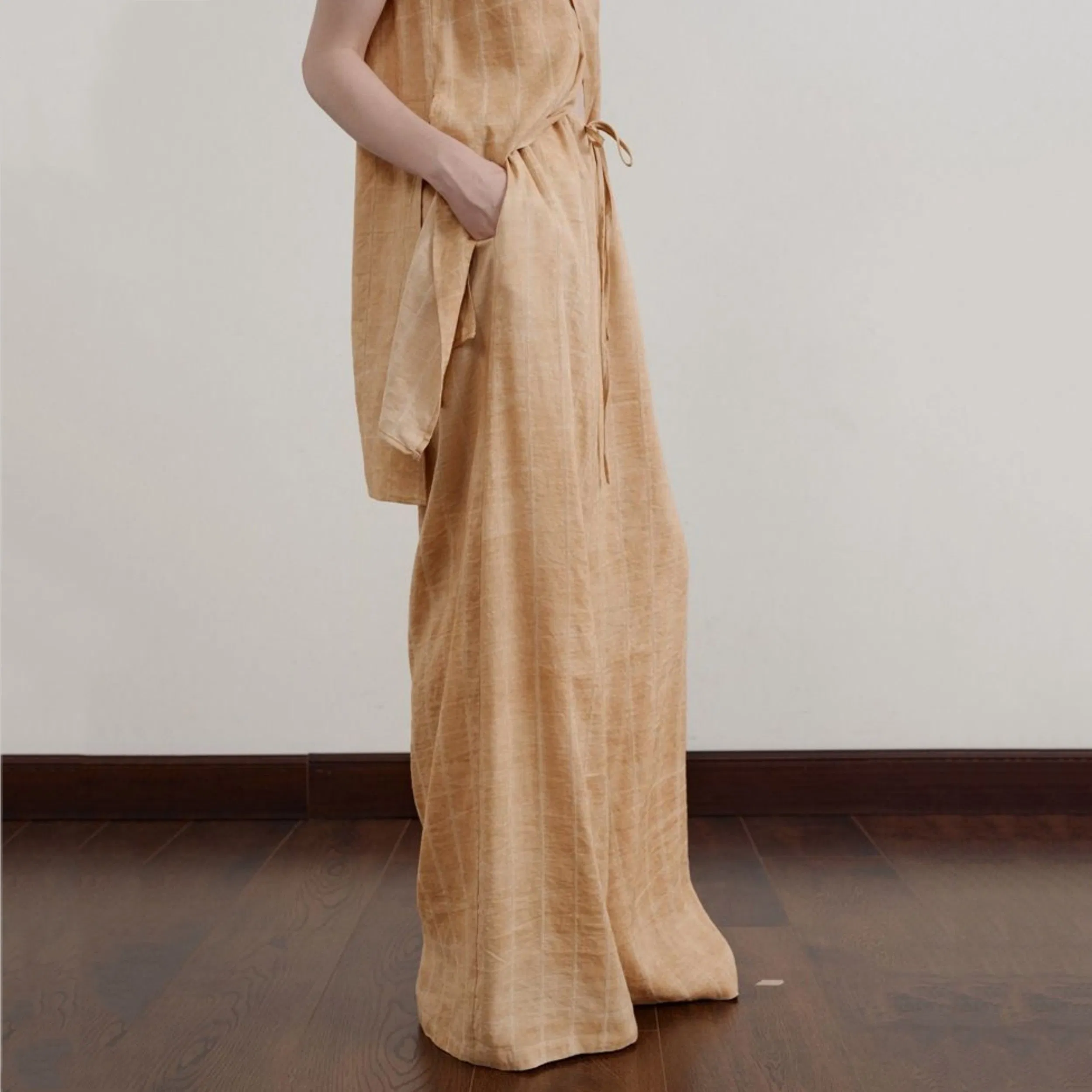 Stylish Women's Tie-Dyed Wide Leg Trousers for Summer