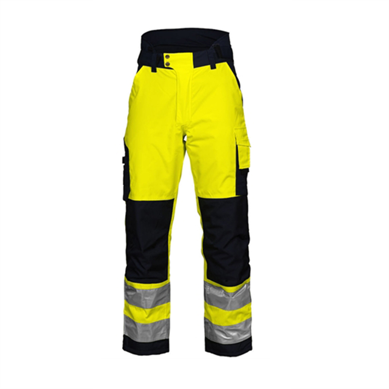 Factory Price Taped Contrast Hi Vis Pant Working Cargo Trouser